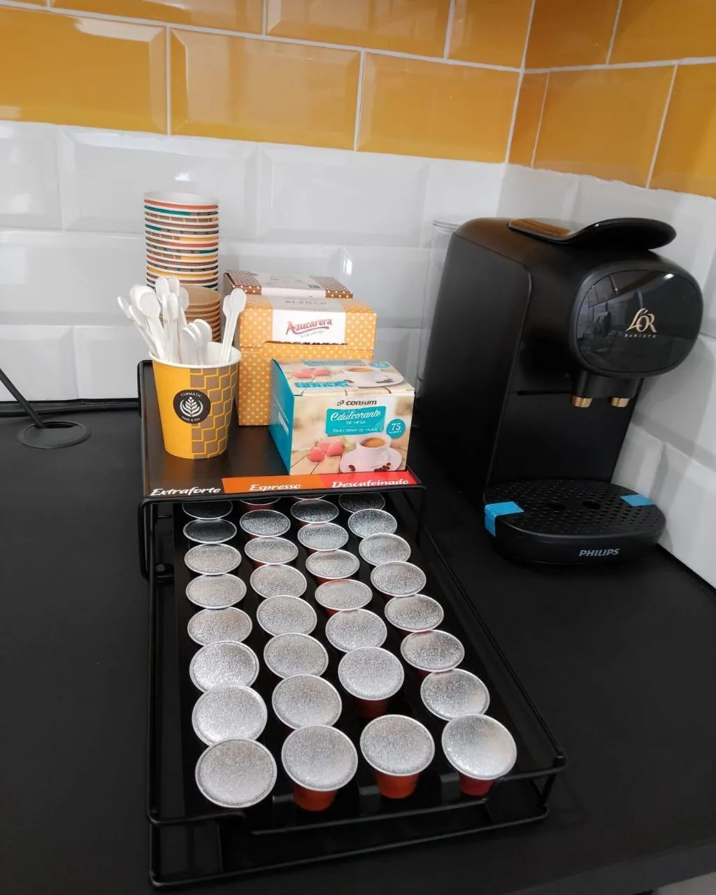 Servicio y cápsulas para cafetera